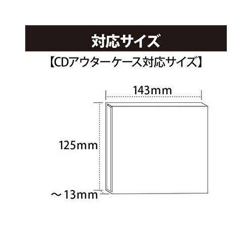 【15点迄　メール便可】 コアデ 透明保存用カバー ミエミエケースカバー CDアウターケースサイズ 8枚入り　大切な特装版CDを購入した時のまま、美しく保存出来る透明保護カバー
