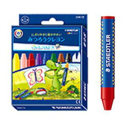 ステッドラーノリスクラブみつろうクレヨン8色セット(こども用クレヨン/小学校/小学生/ご入学/ご入園/蜜ろうクレヨン)