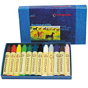 【メール便は送料無料 代引きはメール便不可】 シュトックマー蜜ろうクレヨン スティッククレヨン 12色紙箱入り 【シュトックマー】【蜜蝋クレヨン】【みつろうクレ...