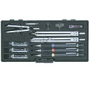 【ドラパス独式製図器セット】独式7本組 16品 製図器セット
