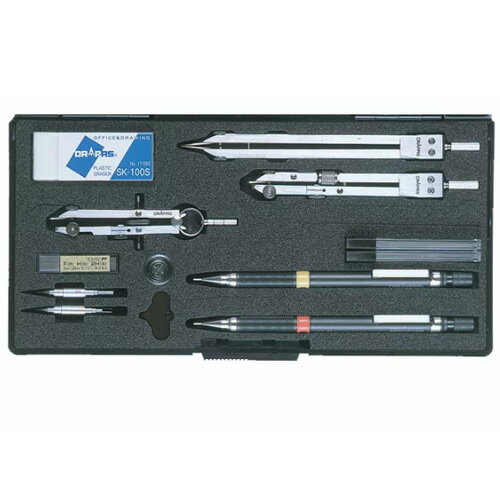 Rakuten - 【ドラパス独式製図器セット】独式7本組 16品 製図器セット