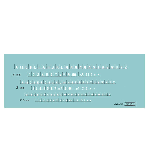Rakuten - バンコ 80型定規 テンプレート80-B1 10821