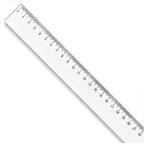 【メール便可】 ステッドラー 直線定規 片側目盛り付き 20cm （962 24-20）