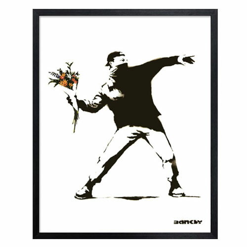 アートフレーム バンクシー Banksy 【アートパネル】【ポスター】【壁掛け】【おしゃれ】【絵画】 【バンクシー】