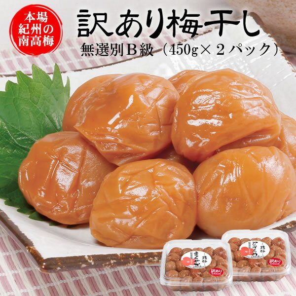 送料無料 訳あり梅干し（450g×2個）