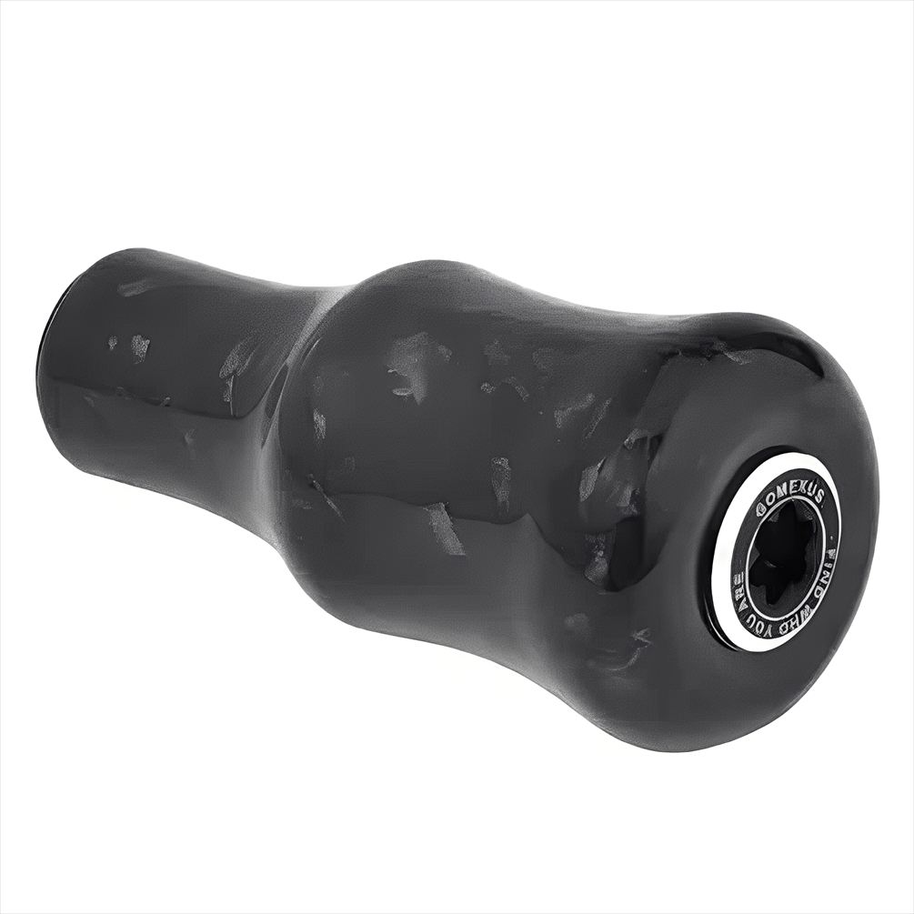 K124DBKSR カーボン 幅24 高38 重9 ゴメクサス パワー ハンドル ノブ ダイワS シマノA 汎用 4mm