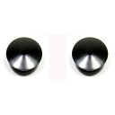 2個 GMノブキャップ GM-KNOB-CAP-HT 穴あきツバ有 ブラック アベイルハンドル専用ノブキャップ gm_knob_cap_ht_blk