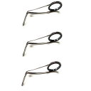 3個 ガイド フジ P-KLSG-20H(高背) シングルフット PE糸がらみ軽減 ロッドビルディング SICステン 雷魚 バス
