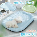 ペットベッド 冷感 夏用 ひんやり 中型犬 クッションマット 通気性優れ 猫用 ソファ ふわふわ L 65x50cm ブルー 暑さ対策 熱中症防止 ひんやりマッ...