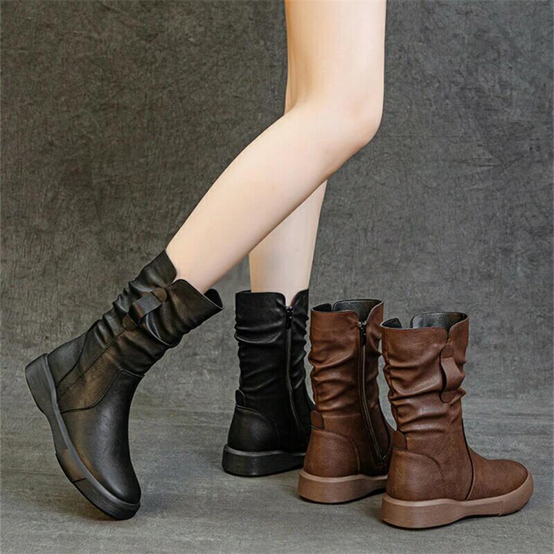 厚底 ブーツ レディース ワークブーツ スキニー ワーク ジョッキー 3.5cm 身長アップ ショートブーツ 歩きやすい きれいめ 細身 美脚 お