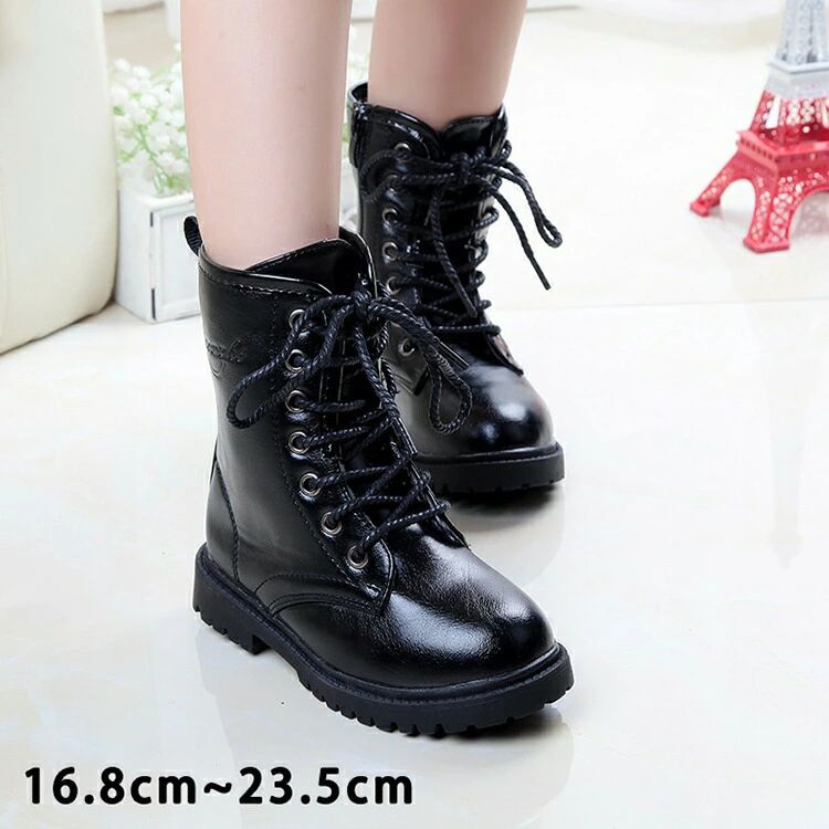 キッズブーツ 編み上げブーツ レースアップ 男女兼用 女の子 男の子 子供用 痛くない 歩きやすい 履き..