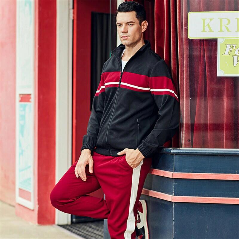 セットアップ ジャージ メンズ カジュアル パーカー スポーツ 長袖 韓国風 秋服 2点 上下 セット トッ..