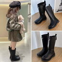 ロングブーツ キッズ 子供 靴 女の子 ブーツ ジュニア おしゃれ 可愛い フォーマル靴 入学式 卒業式 発表会 結婚式 ピアノ キッズ靴 ベビー靴 入園 入学...