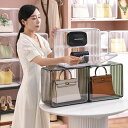 小さい 収納ケース 収納ボックス バッグ収納ケース フィギュアボックス 中身可視 カバン収納 防塵/防水/整理整頓/お片付け 小物収納 雑物収納 プレゼント ギ...