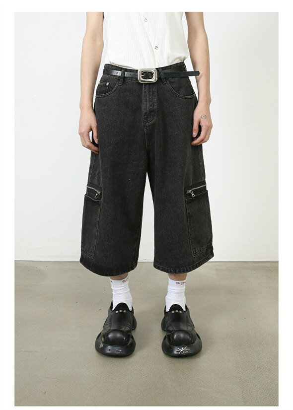 ゆったり ワイドパンツ メンズ オーバーサイズ ジーンズ ジーパン 太め 大きめ カーゴパンツ デニムパンツ バギーパンツ ゆるパンツ ストレート 大きいサイズ