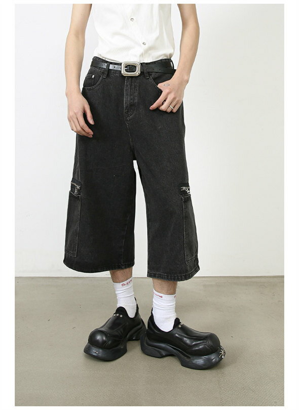 ゆったり ワイドパンツ メンズ オーバーサイズ ジーンズ ジーパン 太め 大きめ カーゴパンツ デニムパンツ バギーパンツ ゆるパンツ ストレート 大きいサイズ