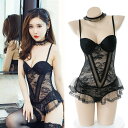 期間限定:1枚23%OFF!よりどり2点購入で】ビスチェ コルセット Tバック セクシー ランジェリー セクシーランジェリー セクシー babydoll bab...