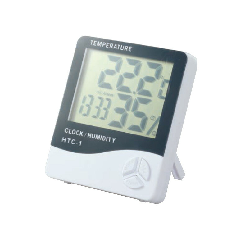 温湿度計 HTC-1 1個入 / 衛生用品 介護用品 感染対策 湿度計 温度計 温湿度計 温湿計 温度湿度計 浴室 ..