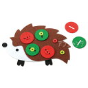 ボタンあそび はりねずみ 1個入 / ボタン遊び ハリネズミ 指先トレーニング 知育玩具 子供 幼児 幼稚園 保育園 小学生 ホビー 玩具 おもちゃ オモチャ 脳トレ 知育 景品 イベント プレゼント アーテック artec【宅配便】