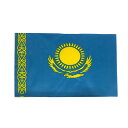 世界の国旗（約21×14cm）カ行国 ：カザフスタン / 手旗 小さめ ミニ国旗 手持ち フラッグ 応援グッズ