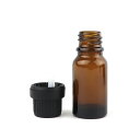 10ml 1個入 遮光瓶 茶色 ドロッパー付 25mm×57.5mm Φ10.5mm / 遮光ビン ガラスボトル ガラス製 保存用 ブラウン アロマオイル エッ...