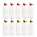 30mm×80mm Φ12mm 10本セット 木栓(木瓶)ガラス小瓶 / 木蓋 蓋付 フタ付き キット ミニボトル bottle 硝子ビン ガラスビン 瓶 容器...