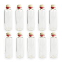 30mm×90mm Φ12mm 10本セット 木栓(木瓶)ガラス小瓶 / 木蓋 蓋付 フタ付き キット ミニボトル bottle 硝子ビン ガラスビン 瓶 容器...