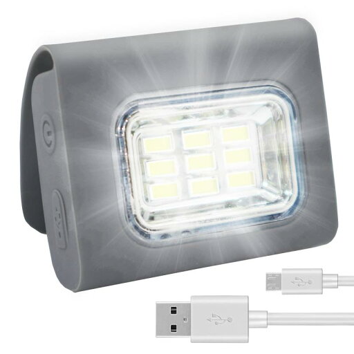 XBGD ランニングライト usb充電式 安全ライト 明るい 軽量 防水 マグネット式 4つ点灯モード 200ルーメン ジョギング ウォーキング 自転車 散歩用 グレー XBGD ランニングライト usb充電式 安全ライト 明るい 軽量 防水 マグネット式 4つ点灯モード 200ルーメン ジョギング ウォーキング 自転車 散歩用 グレー
