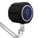 Punctualgood マイクアイソレーションシールドポップフィルター、ウィンドシールドアコースティックスポンジ吸音フォームカバー、ボーカルブース、ホームライブスタジオレコーディング用(2)