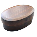 j-kitchens 調湿効果 機能付き 木製 弁当箱17cm × 11cm × 6.5cm 500ml スリ漆仕上げ