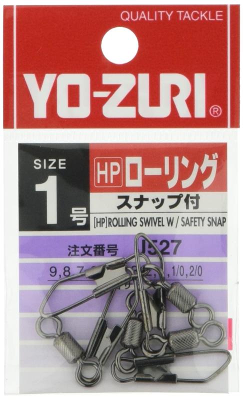 YO-ZURI(ヨーヅリ) 雑品・小物: [HP]ローリングスナップ付黒 1号~9号