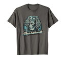 長髪のダックスフンド Tシャツ(4)