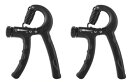 ハンドグリップ 調整式 10kg〜60kg 2個セット 軽量 握力強化 筋トレ