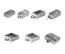 外山電気 ねじなしTC露出スイッチボックス 薄鋼用 電気亜鉛めっき鋼板 1方出 2個用 サイズ25 TCS21K25