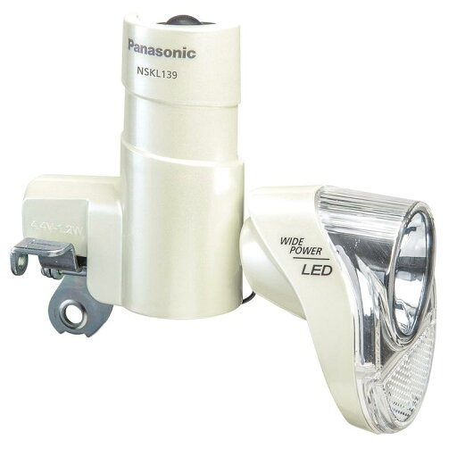 パナソニック(Panasonic) LED発電ランプ 自転車 パールホワイト W60×D129×H118mm NSKL139 パナソニック(Panasonic) LED発電ランプ 自転車 パールホワイト W60×D129×H118mm NSKL139