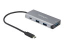 StarTech.com 4ポートUSB Type-Cハブ 10Gbps 3x USB-A/1x USB-C 25cmホストケーブル HB31C3A1CB(2)
