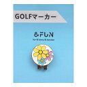 &FUN (アンドファン) ゴルフマーカー レディース 女子 かわいい おしゃれ 花 マグネット キャップクリップ ギフト(4)