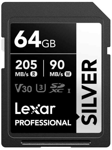 Lexar Professional SILVER SDXC UHS-I カード C10 U3 V30 4K UHD SD 最大読取速度 205MB/s メモリーカード 国内サポート可 Lexar Professional SILVER SDXC UHS-I カード C10 U3 V30 4K UHD SD 最大読取速度 205MB/s メモリーカード 国内サポート可