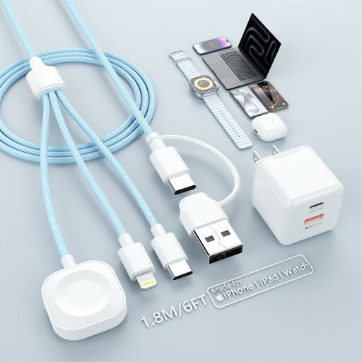 3in2 充電ケーブル 3A急速充電 超高耐久性 USB Type C ケーブル iphone 充電ケーブル 3in2 充電ケーブル 3A急速充電 超高耐久性 USB Type C ケーブル iphone 充電ケーブル