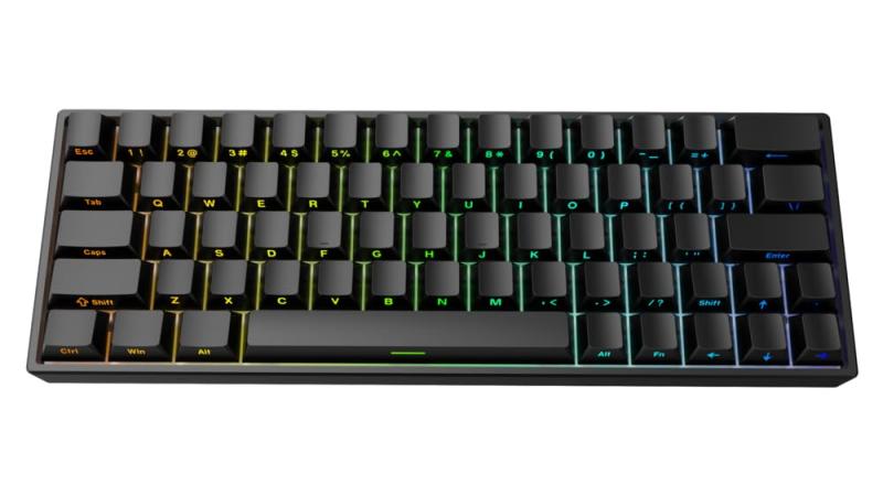 IROK ND63 PRO ラピッドトリガー 磁気スイッチ ゲーミングキーボード メカニカル TKL 65% ホットスワップ RGBバックライト ポーリングレート8000Hz キースキャニング4000Hz入力遅延0.3ms デッドゾーン0