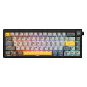 【新登場】MechLands AJAZZ AK650 65%ガスケットメカニカルキーボード 0.85インチTFTスクリーンとノブ付き3モードワイヤレスゲーミングキーボード 5000mAhバッテリー フレックスカットプレートとPCB(2)