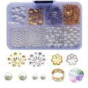 花座 パール セット BOX入り / 良く使うサイズの花座とパールのセット /花座2サイズセット(3)