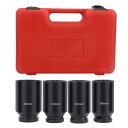 ダブル六角1/2インチドライブ 79mm / 3.1in 30mm/32mm/34mm/36mm 4個 インパクトソケット 高硬度クロムモリブデン鋼 ダブル六角...