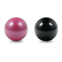 Perixx ペリックス PERIPRO-303 X2D 交換用トラックボール2個セット光沢仕上げ - ブラック・ピンクの2色セット(2)