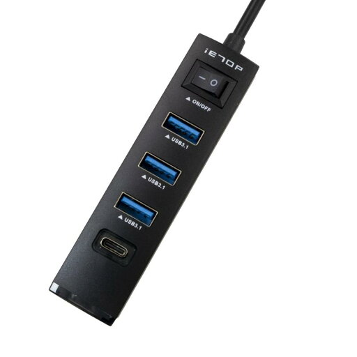 St.espoir USB 3.1 コンパクト ON/OFF スイッチ付き 4ポートハブ ブラック USB ハブ 25cm ケーブル 高速転送 入力 TypeA 出力 TypeA×3 TypeC×1 給電専用TypeC×1 TypeC-TypeA変換コネ St.espoir USB 3.1 コンパクト ON/OFF スイッチ付き 4ポートハブ ブラック USB ハブ 25cm ケーブル 高速転送 入力 TypeA 出力 TypeA×3 TypeC×1 給電専用TypeC×1 TypeC-TypeA変換コネ
