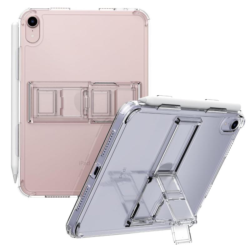 【araree】 iPad mini 6 2021 対応 ケース クリア スタンド 付 Apple Pencil 第2世代 充電 可能 クリアケース ペンホルダー 付 薄型 透明 耐衝撃ケース カバー耐 衝撃 透明ケース [ iPadmini6 iPad