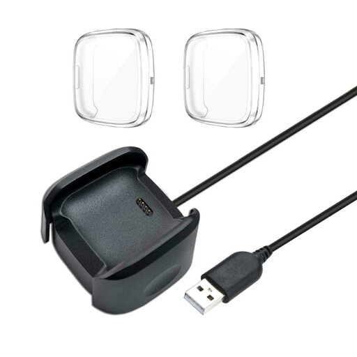 VFAN Fitbit(フィットビット) Versa 2充電ケーブル, 2枚セット Screen Protector VFAN Fitbit(フィットビット) Versa 2充電ケーブル, 2枚セット Screen Protector