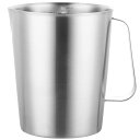 WOMLEX 計量カップ ステンレス304 目盛り付き 耐熱 量杯 500~2000ml 大容量 泡立てカップ スケール コーヒーでしょう ミルクティー 業務用(3)