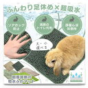 Mollemii うさぎ マット トイレ ソアホック 介護 吸水 洗える 【足休め&トイレケアを両立】