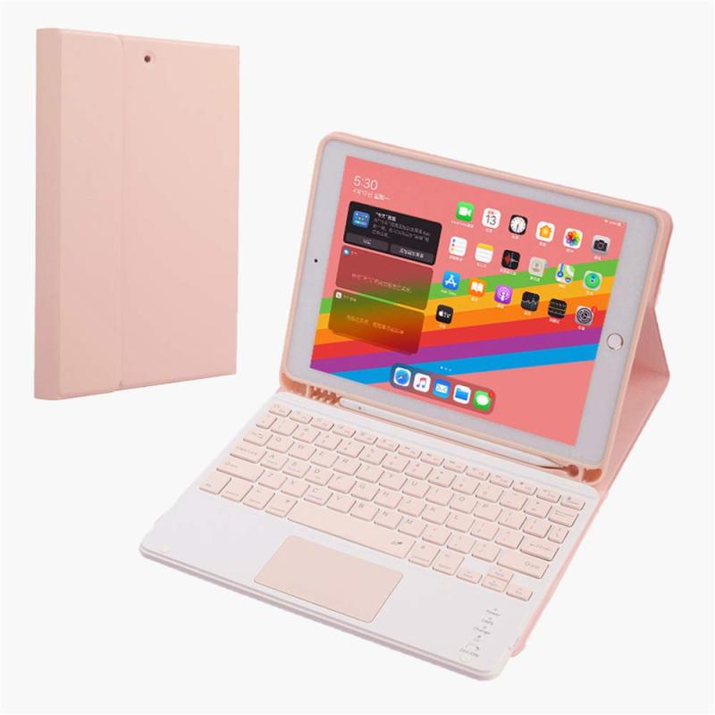 タッチパッド付き iPad Air5 Air4 キーボードカバー 人気 iPad Air 11インチ(M2) 2024 キーボーケース Apple Pencil収納可能 ワイヤレスBluetooth キーボード 分離式 超軽量 手帳型 可愛い お洒落